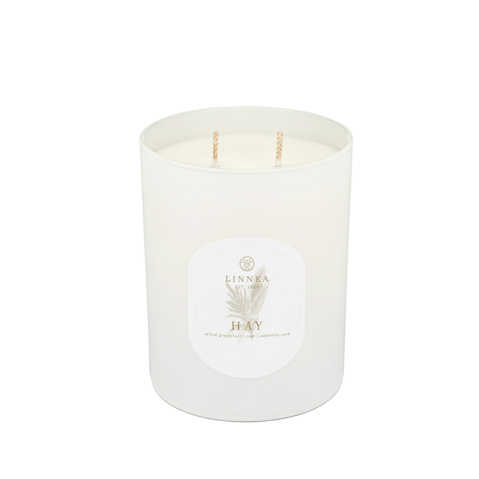 Hay Large Candle